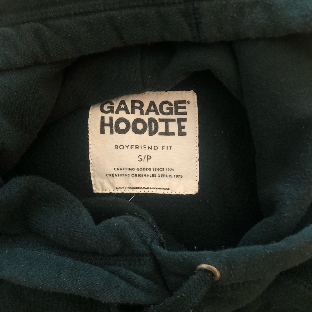Green hoodie
